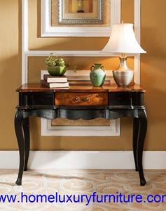Console table wood console table with mirror Italian style antique wall table JY-946