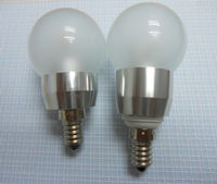LED Globe bulb-E14-Milky