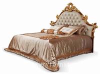Beds classic bed king bed royal luxury bed solid wood bed supplier Italy style FB-138