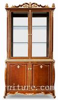 Antique china cabinet american craftsman china cabinet wooden china cabinet FJ-138
