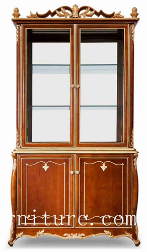 Antique china cabinet american craftsman china cabinet wooden china cabinet FJ-138