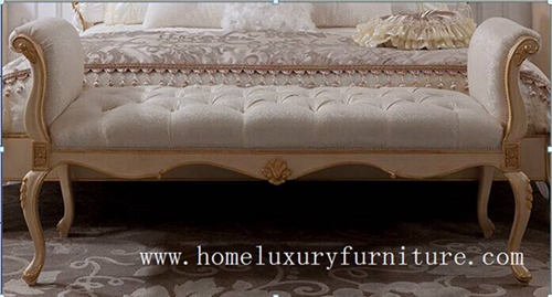 Bed stool wood stool bedroom furniture bedroom stool bed stool classical style FU-102