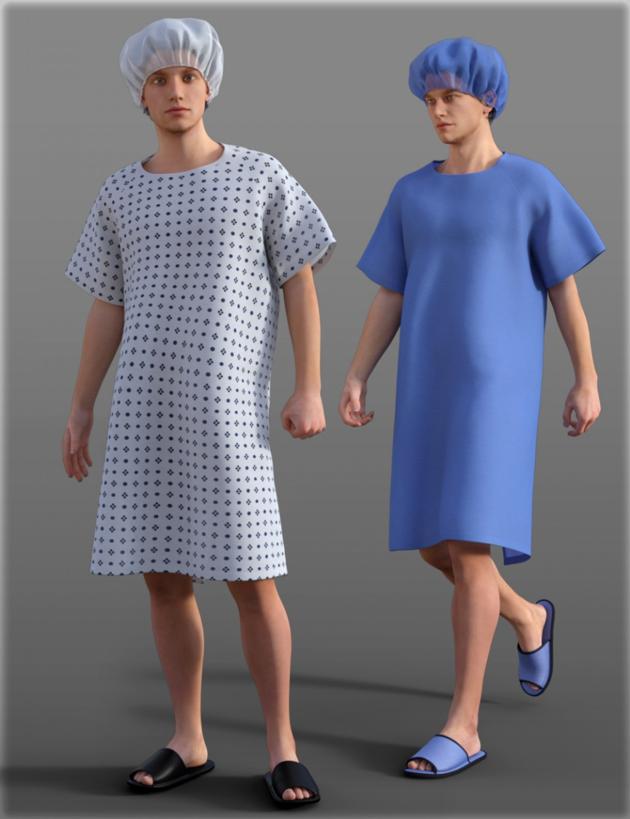 Patient Gown Hospital Gown Nursing Coat