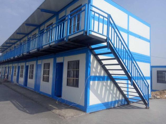 foldable folding portable luxury prefab 40ft 2-story container house