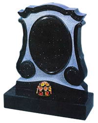 Granite tombstones