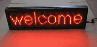 LED Moving message display