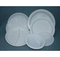 plastic plate and bowl