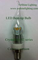 S2 3W Candle bulb/Bent-tip Bulb