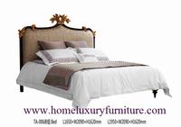 King Beds royal luxury bed solid wood bed supplier Italy style Europe classic bed TA-006