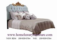 Queen bed king bed luxury bedroom classical bed Italy style bed bed price supplier TA-010