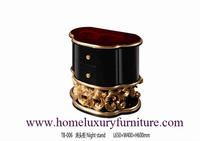 Bedside table night stand classical night stands wooden handcraft bedroom furniture TB-006