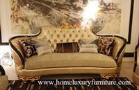 Leather sofa with fabric seat cushion living room sofa sets coffee table luxury furniture