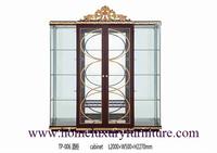 Glass cabinet antique cabinet china cabinet modern cabinet wooden decorate cabinet TP-006