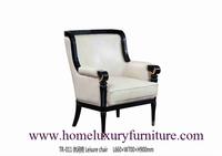 Chairs Wood Furniture Fabric cushion Chairs Dining Chairs Classic Luxury Chairs TR011