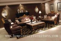 Genunie Leather sofa luxury living room furnitue sofa sets coffee table hot sale TT-028
