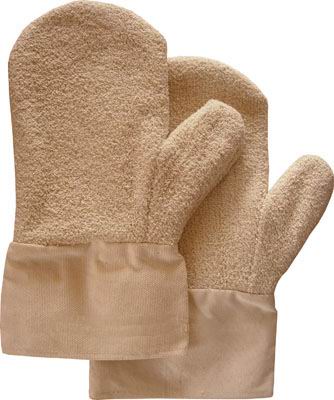 Canvas Cuff Terry Glove, Heavy Duty Terry Working Mitten