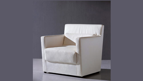 Bed room leather chair