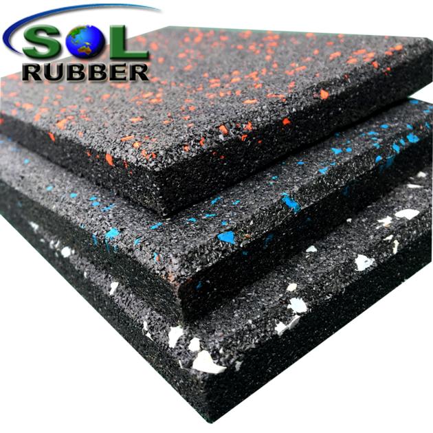 15mm High Impact Rubber Gym Flooring