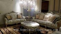 Sofa home wooden frame silver color living room furniture living room sets FF113