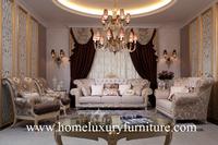Sofa living room unique italian furniture fabric sofa FF 102 coffee table end table