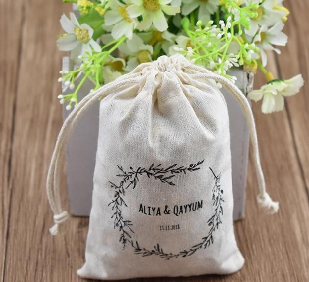 Party Favor Bag Cotton Gift Bag