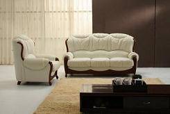 High quality leather sofa sets (1+1+3)