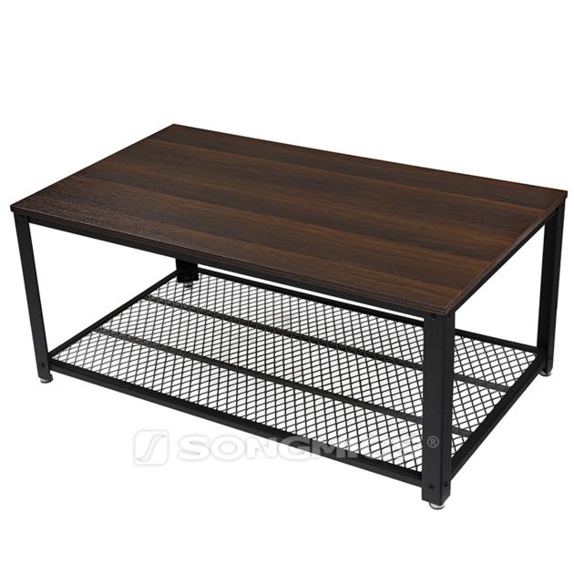 SONGMICS LCT61K Coffee Table Metal Legs