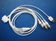 av cable with usb for ipod iphone 3g 3gs