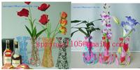 foldable vase, pvc flower vase