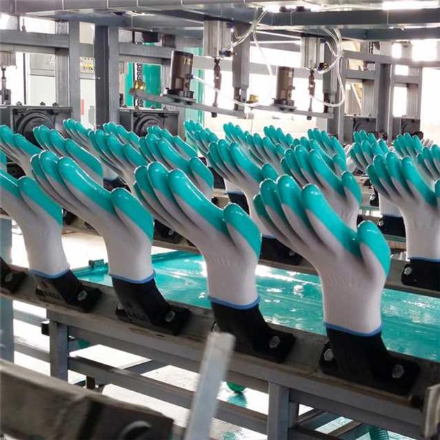 Super Large Capacity PU Glove Production