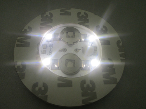 3M sticker +EVA led bottle sticker flashing pads