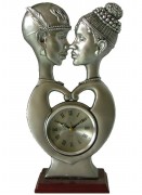 polyresin table clock