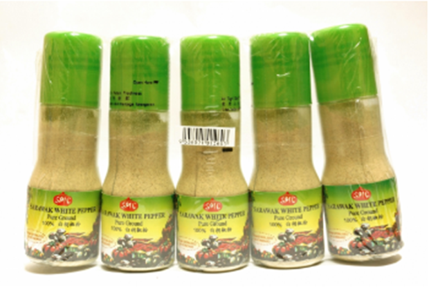 White & Black Pepper Pure Ground 5 in 1