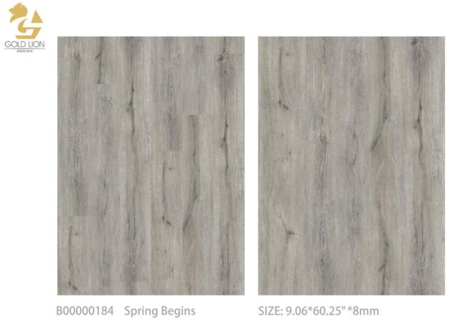 SPC vinyl flooring B184 Spring Begins 9.06" * 60.25"