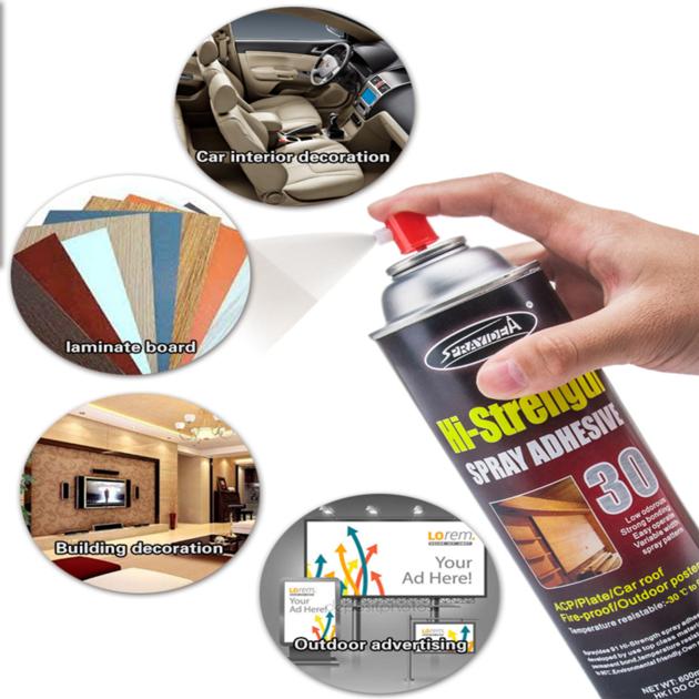 Low VOC Hi Strength Spray Adhesive