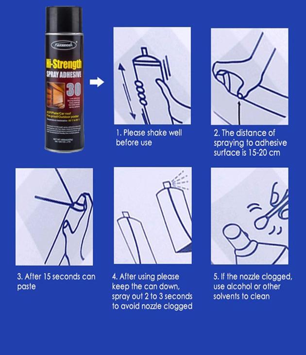 Low VOC Hi Strength Spray Adhesive