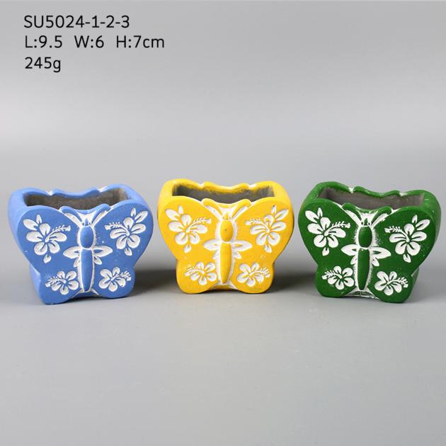 Wholesale Indoor Plant Flower Pot Cement