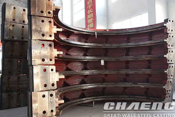 Ball mill girth gear