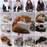 10Y Fox Fur Scarves Fox Fur Scarf Fox Fur Wraps Fox Fur Shawl Fox Fur Cape Fox Fur Poncho 4 Colors