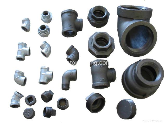 Galvanized & Black Malleable Iron Pipe Fitting, elbow, tee, cross
