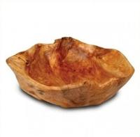 Newly Naturally Hand Carved Wooden Root Flat Cut Bowls