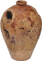 Newly Naturally Hand-made Carved Wooden Medium Root Urn