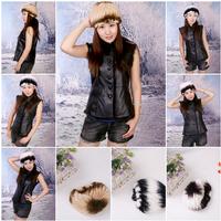 24Y Women's Fur Hat Rex Rabbit Fur Hat Fur Cap Rex Rabbit Fur Headgear Fur Chapeau Gradien 3 Colors