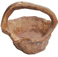 2014 Newly Natural Hand-made Carved Wooden Root Baskets