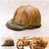30Y Mustela Macrodon Fur Hats Sealskin Hats Fur Hats Fur Hat Mink Fur Cap Fur Headgear Gold