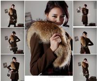 Women's Raccoon Fur Scarves Fur Scarf Fur Shawl Fur Muffler Fur Neckerchief Z42