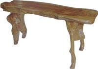 Newly Unique Hand-made Craved Wooden Root Bench