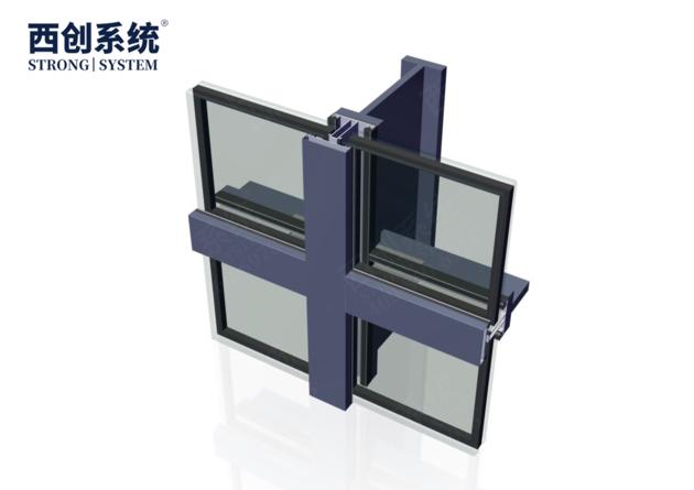 Glass Screen Curtain Steel Curtain Wall