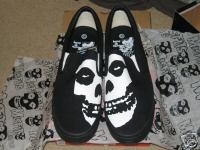 VISION MISFITS SKULL SHOES