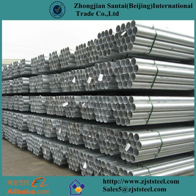 Building Materials Hot Dip Galvanized Steel Pipe Price For Greenhouse